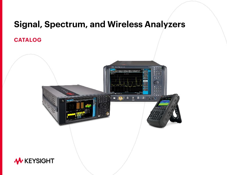 Signal, Spectrum and Wireless Analyzers Catalog PDF Asset Page | Keysight